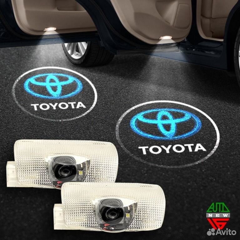 Штатная подсветка дверей Тойота Рейз - Toyota Reiz