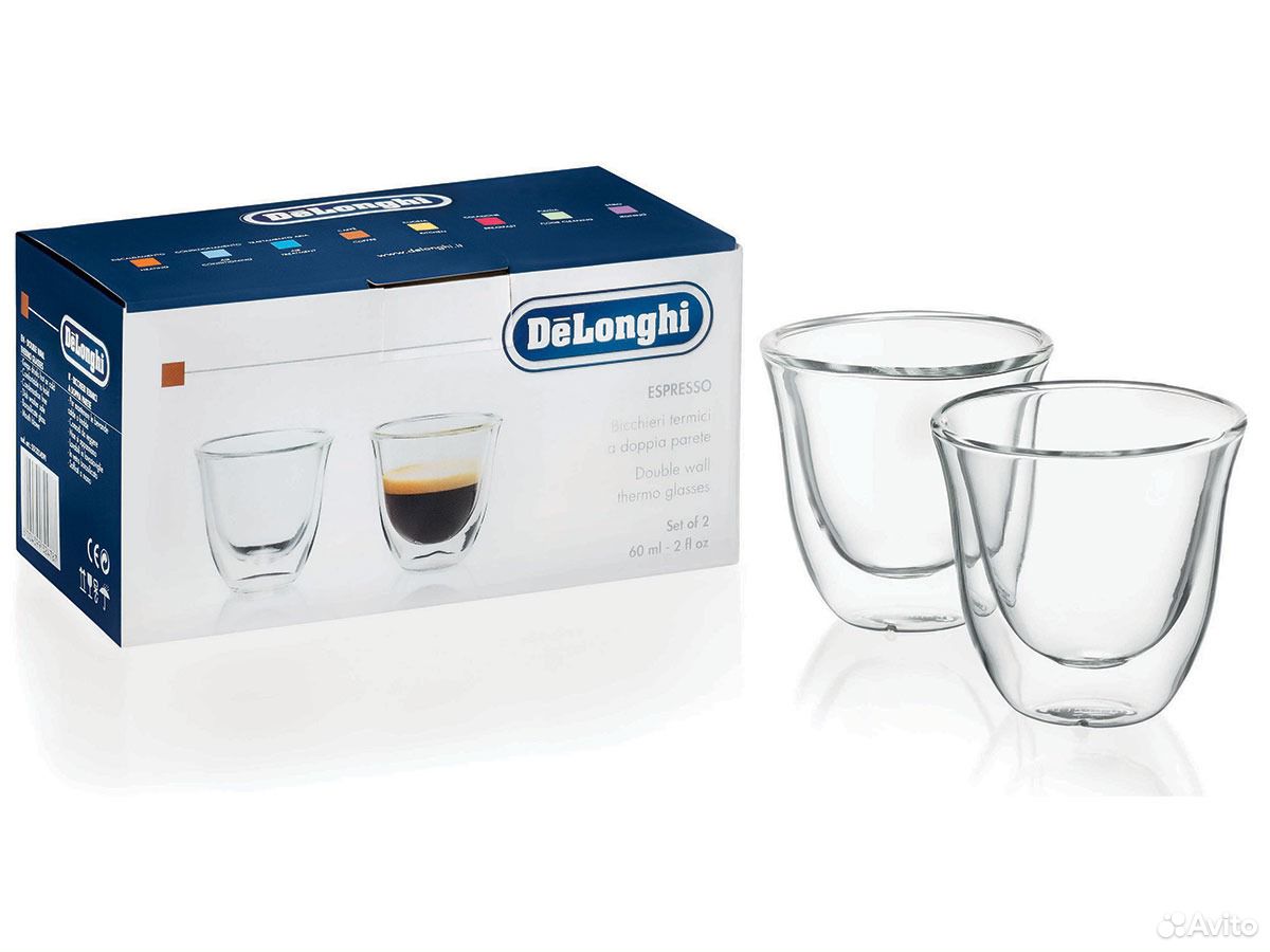 2 чашки для эспрессо DeLonghi
