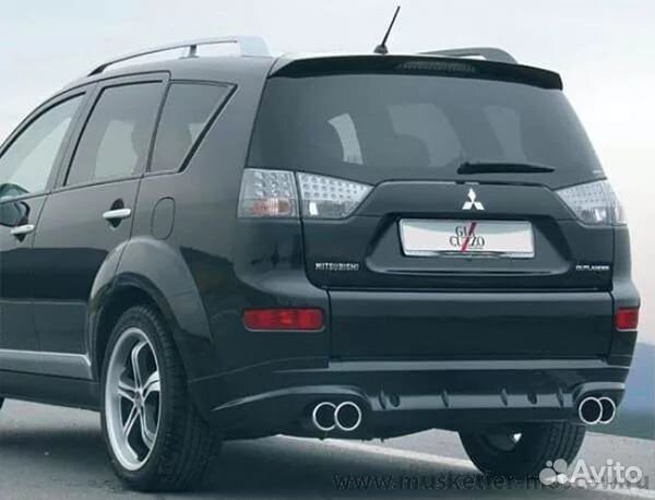 Митсубиси аутлендер хл задний. Mitsubishi Outlander 2007 Tuning. Mitsubishi Outlander XL 2011 выхлоп.