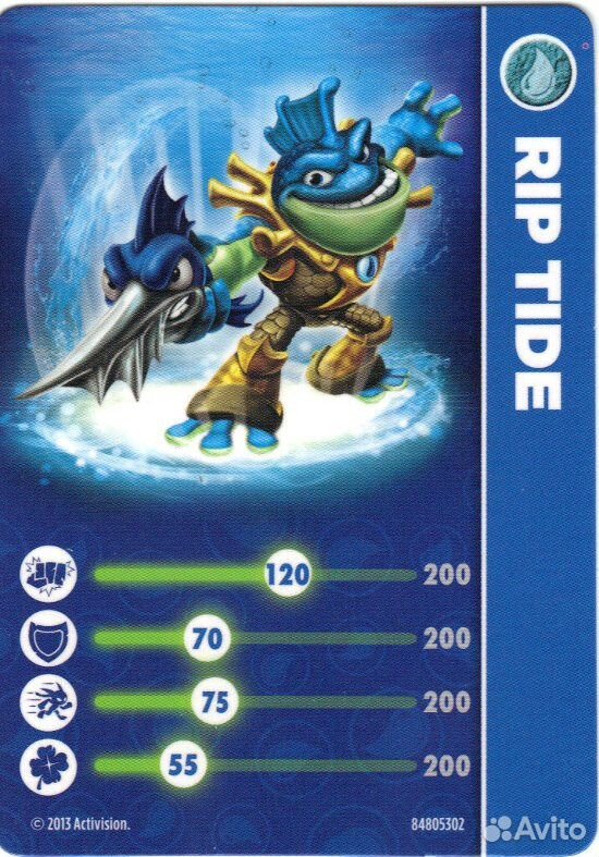 Rip Tide для SkylanderS 4U.