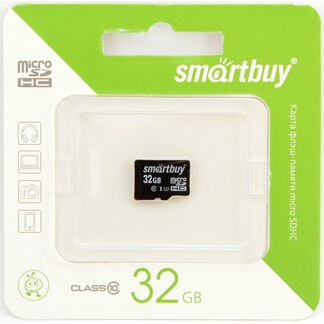 Microsdhc 32 GB 10 класс Smartbuy