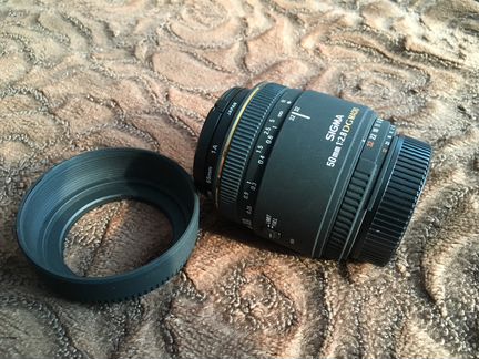 Объектив Sigma AF 50mm F2.8 EX DG macro для Nikon