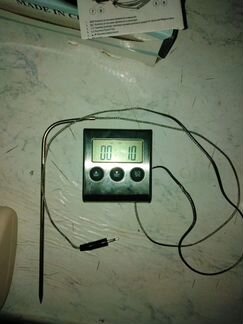 Цифровой термометр для духовки с таймером