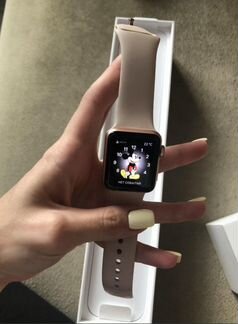 Часы Apple Watch series 3 38 mm pink