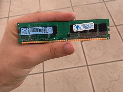Оперативная память DDR2 1GB NCP dimm 667 мгц