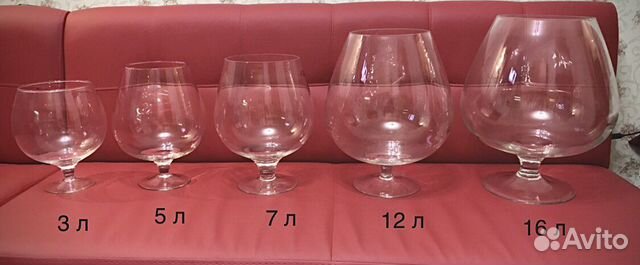 Аквариум ваза бокал