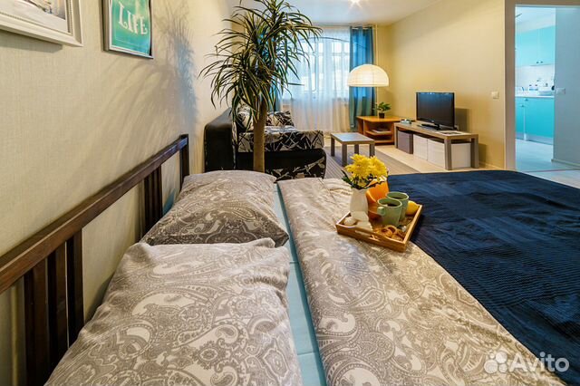 

1-к. квартира, 32 м², 2 кровати