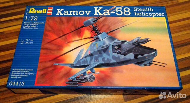 Сборная модель вертолета Ка-58 от Revell (04413)
