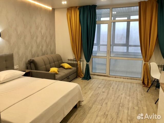 

Квартира-студия, 42 м², 2 кровати