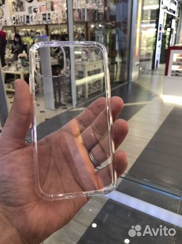 Чехол для iPhone 11 силикон прозрачный