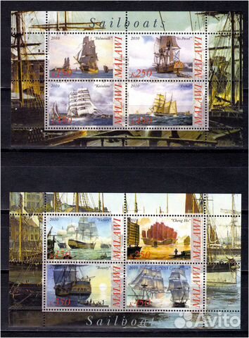 Парусники и авиация. Блоки. MNH **