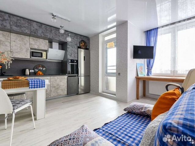 

Квартира-студия, 27 м², 2 кровати