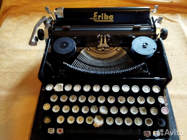 Печатная машинка Erika Naumann M с рус.шрифтом