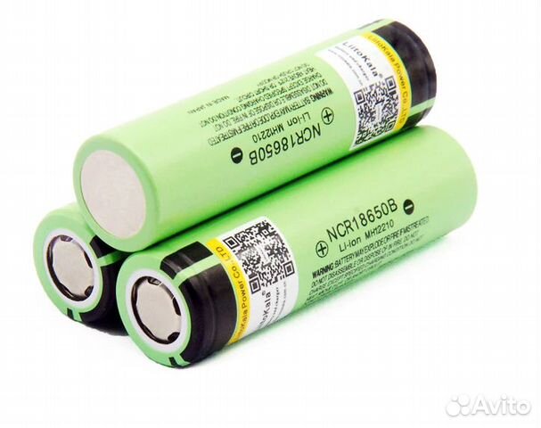 Аккумуляторы 18650 LiitoKala 3400 мА/ч