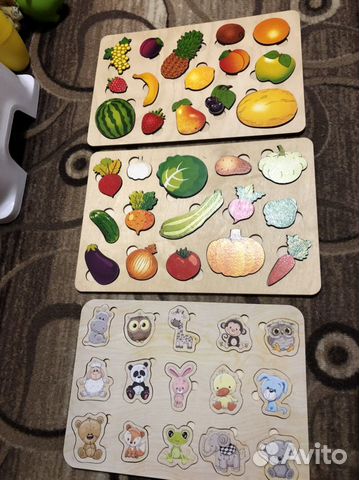 Пазл сортер дерево + домик сортер в идеале