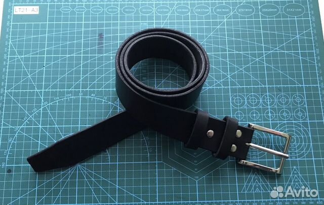 Кожаный ремень ручной работы