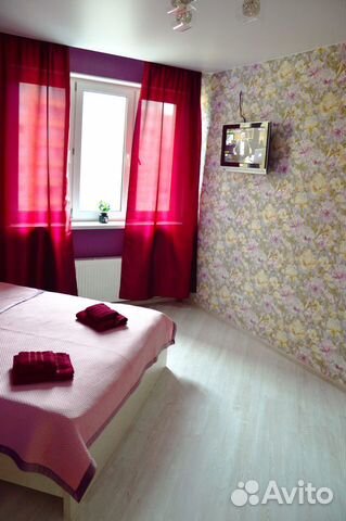 

1-к. квартира, 45 м², 2 кровати