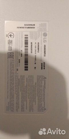 Телевизор lg 43UK6390PLG