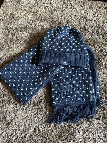 Шапка и шарф adidas