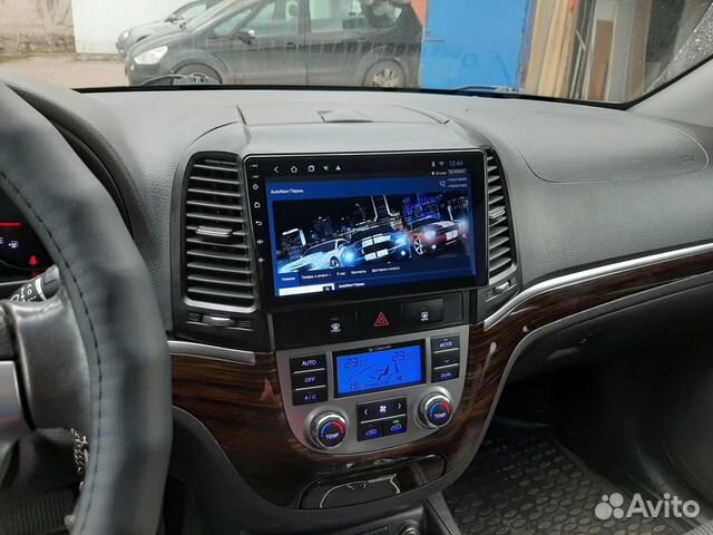 Android магнитола для Hyundai Santa Fe, есть Teyes