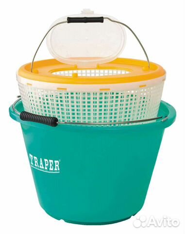 Ведро кан для малька traper 10л