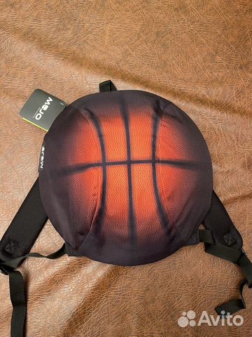 Рюкзак школьный новый «баскетбольный мяч»+плащик