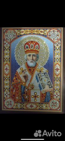 Икона из бисера, новая Алмазная мозайка