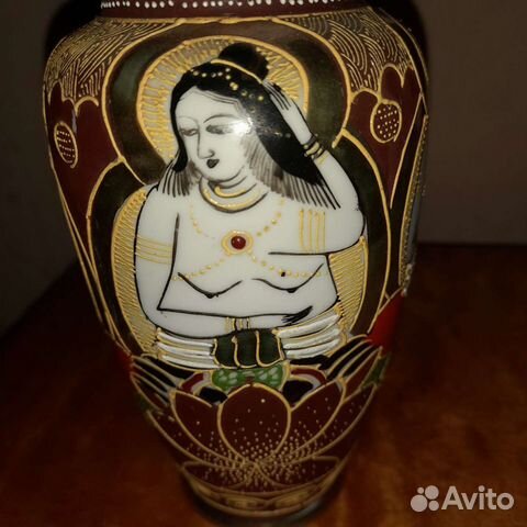 Вазочка Япония в стиле ню гейша мориаж сацума
