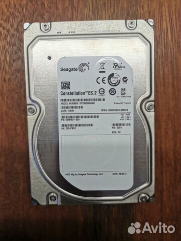 Жесткий диск 3Tb Seagate ST3300650NS