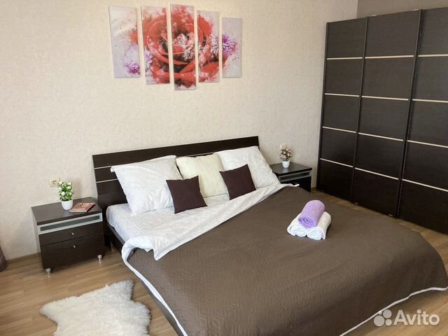 

1-к. квартира, 52 м², 2 кровати