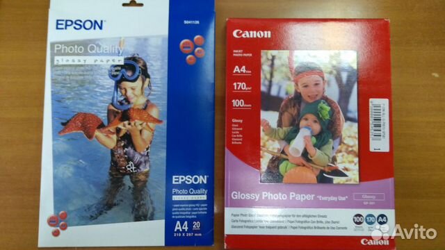 Фотобумага разная epson. HP, Lomond, Wellprint