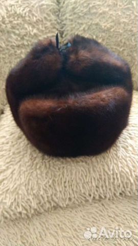 Норковая шапка мужская