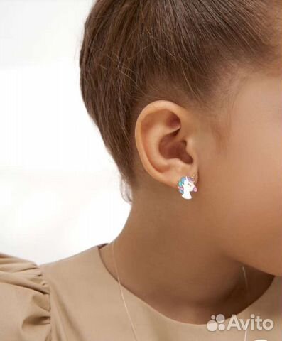 Серьги детские