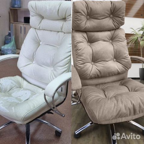 Перетяжка, ремонт офисных/компьютерных кресел