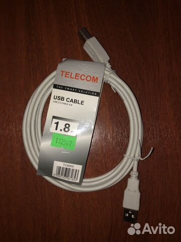 Новый кабель usb 2.0 A-B 1,8м