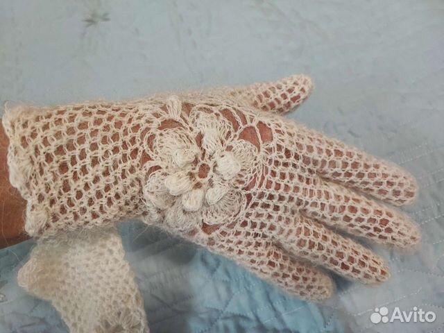 Перчатки козий пух