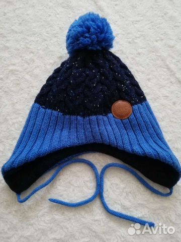 Шапка зимняя для мальчика 50-52
