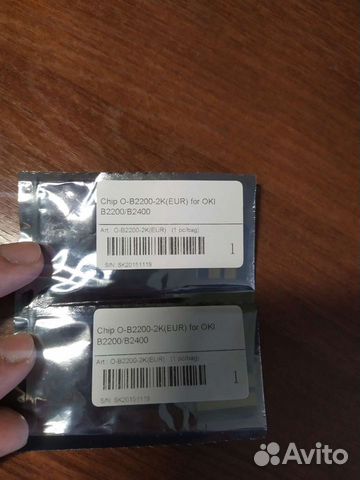 Чип для картриджа принтера OKI B2200\B2400