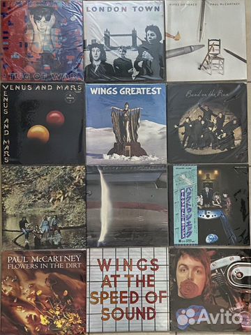 Paul McCartney, Wings, оригинальный винил