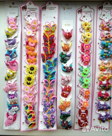 Резинки, заколки для волос