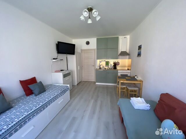 

Квартира-студия, 24,7 м², 2 кровати