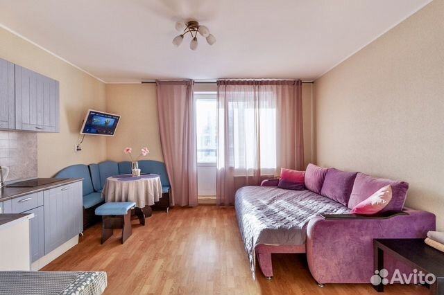 

Квартира-студия, 28 м², 1 кровать