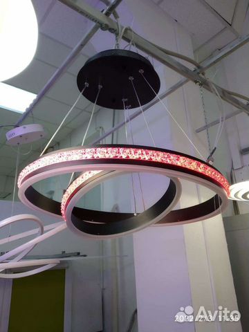 Новинки светодиодные LED люстры с RGB подсветкой