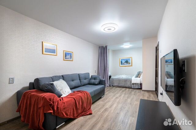 

1-к. квартира, 52 м², 2 кровати