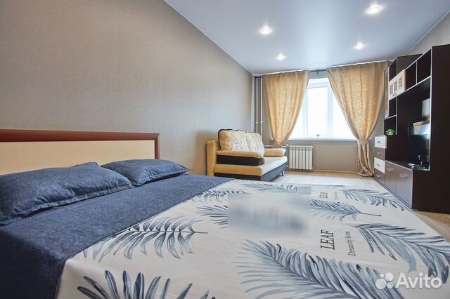 

1-к. квартира, 45 м², 2 кровати