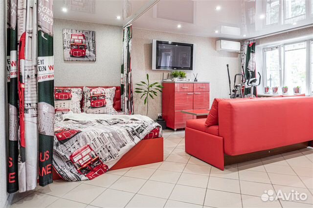 

Квартира-студия, 36 м², 2 кровати