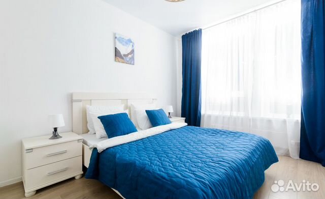 

1-к. квартира, 60 м², 2 кровати