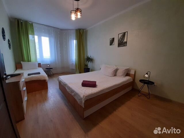 

1-к. квартира, 40 м², 2 кровати