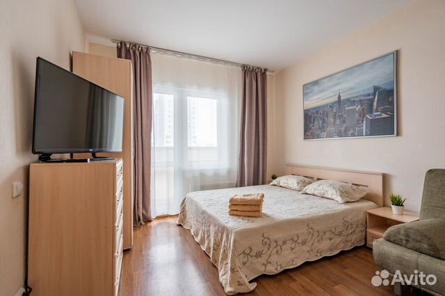 

1-к. квартира, 41 м², 3 кровати