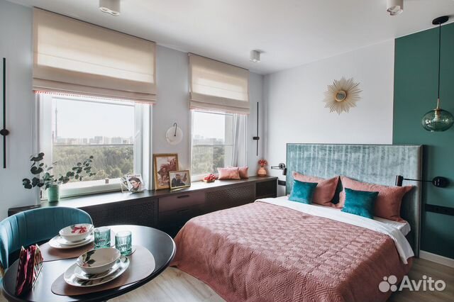 

Квартира-студия в апарт-отеле, 25 м², 1 кровать